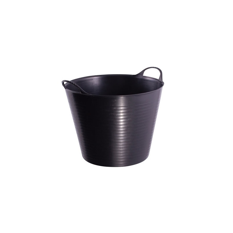 Seau en plastique souple Tubtrug noir 26 L