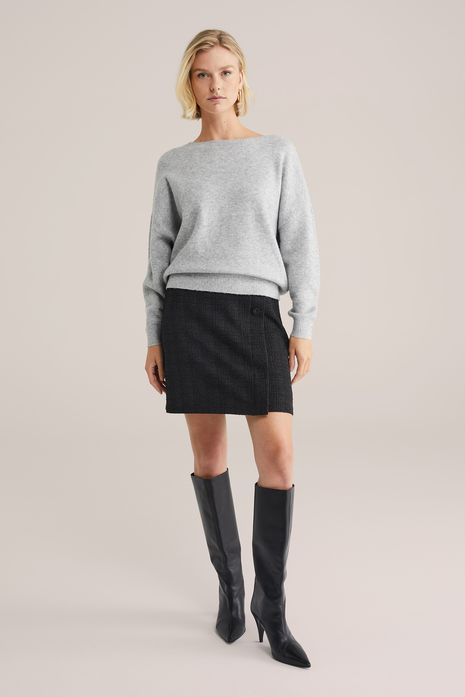 Dames boucl&eacute; rok