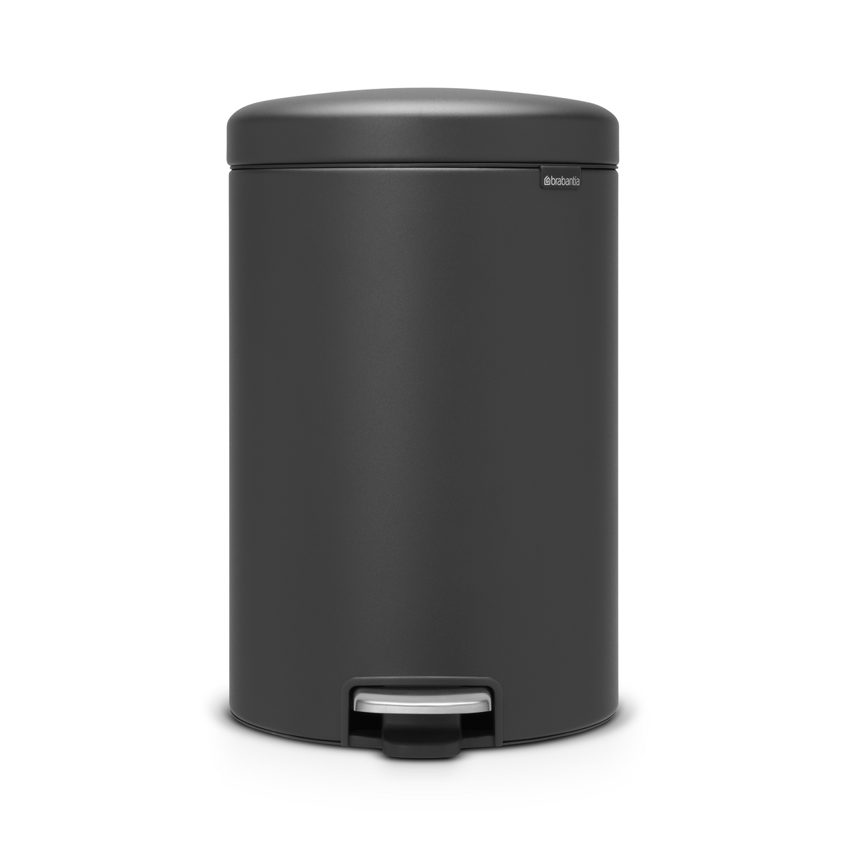 Brabantia NewIcon Pedaalemmer, 20 liter, kunststof binnenemmer - Mineral Infinite Grey
