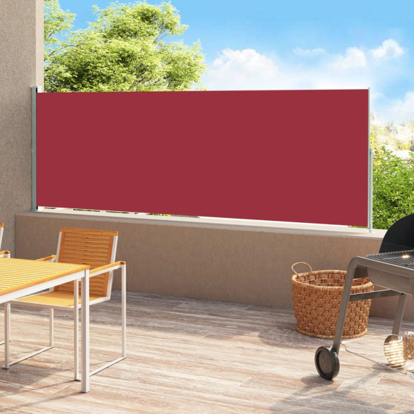 Markiza Czerwony 180 x 500 cm vidaXL