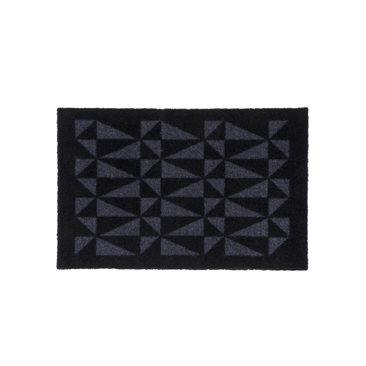 tica copenhagen - Graphic Fußmatte, 60 x 90 cm, schwarz / grau