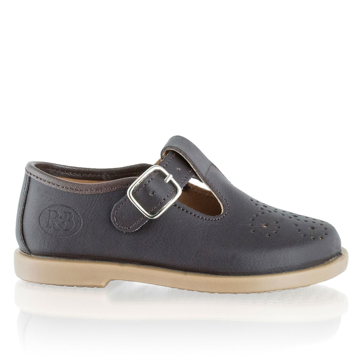 Russell & Bromley MILO Buckle T Bar Brogue Shoe