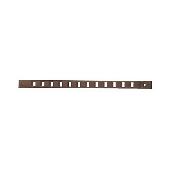 Grille glissière 375x22mm brun - RENSON - 00485203