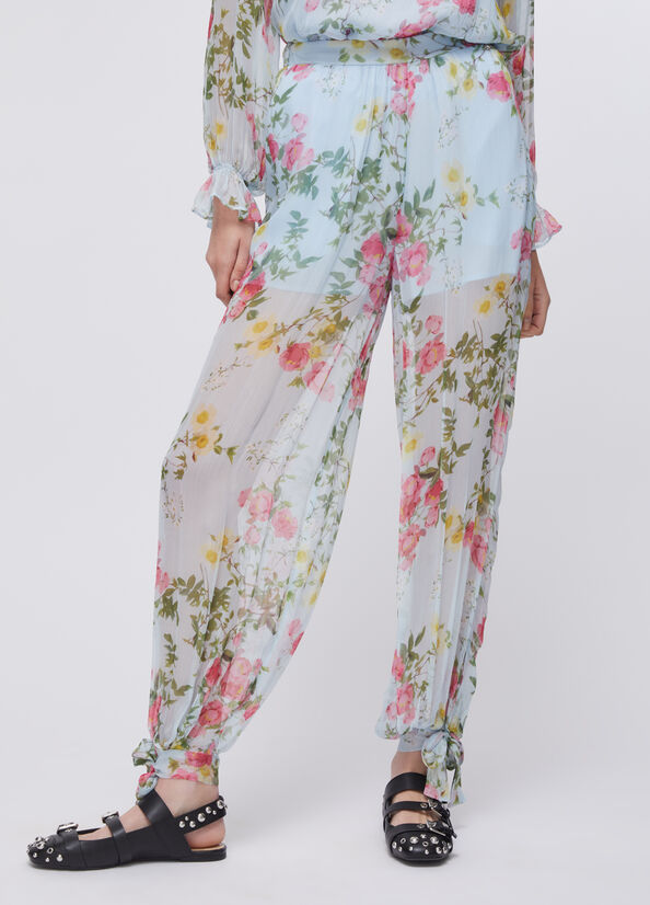 Pantaloni a fiori
