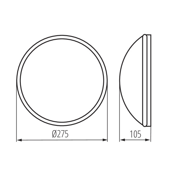 Plafoniera LightLogic LL PULA SE 30578 z wymiennym źródłem światła