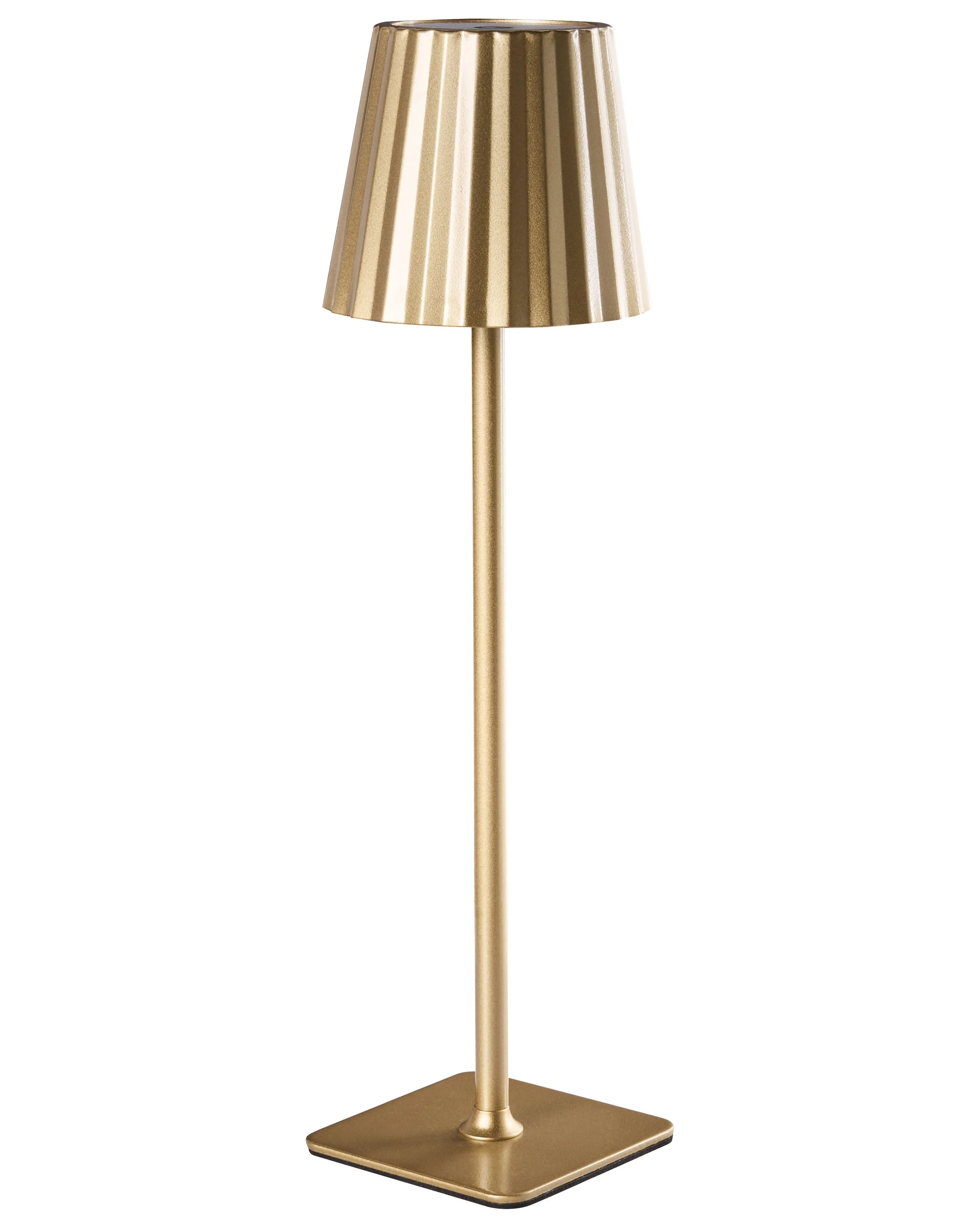 Wireless LED Table Lamp ABARO with Dimmer Metal Gold