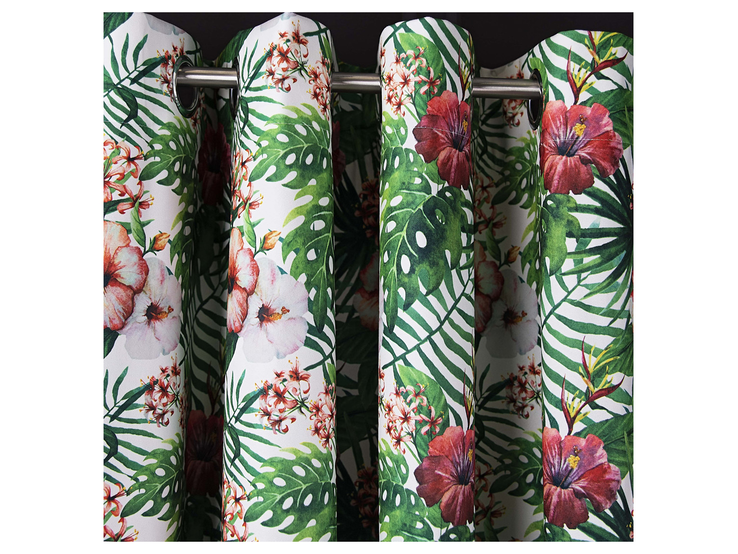 Zasłona Havaiian przelotki Chic 140x270 cm wielokolorowa