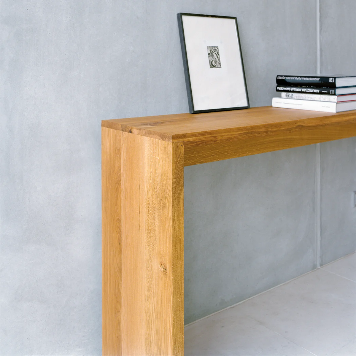 e15 - Alto Konsole L x B x H 140 x 4 0 x 85 cm, Eiche geölt