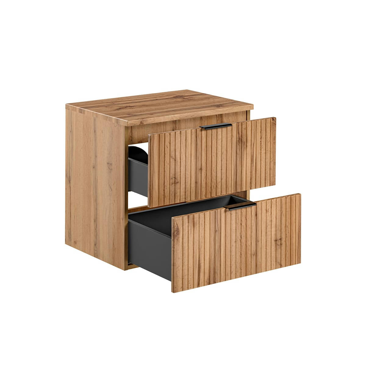 - Meuble sous-vasque 60cm plan de toilette naturel