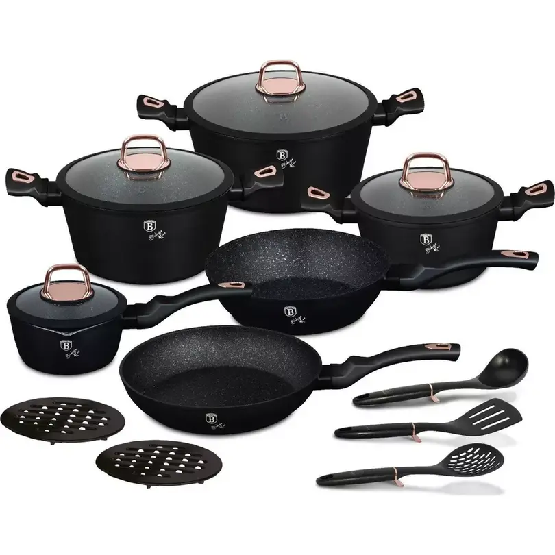 Kochtopf 15-teilig Black Rose Collection