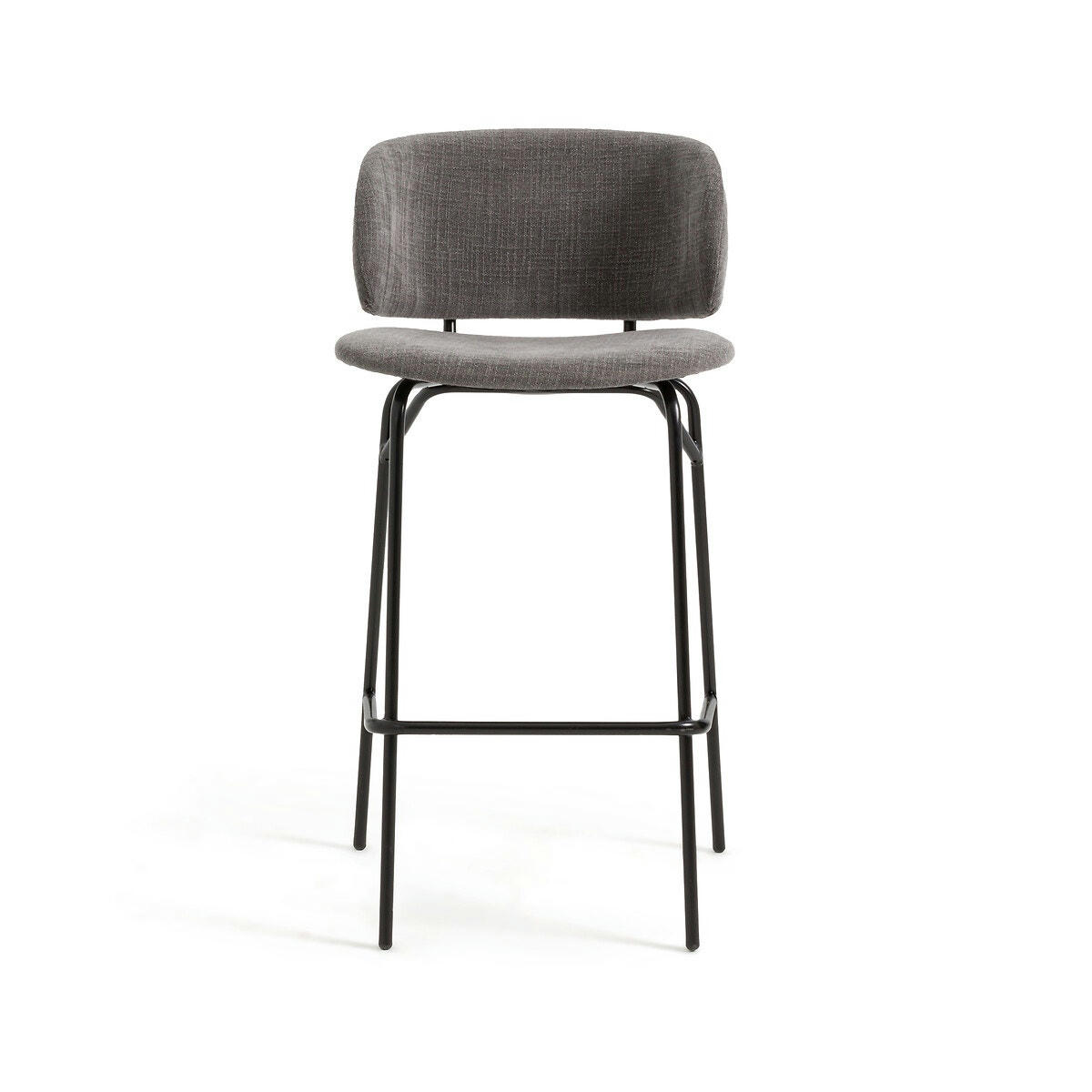 Chaise de bar tissu texturé, Julia