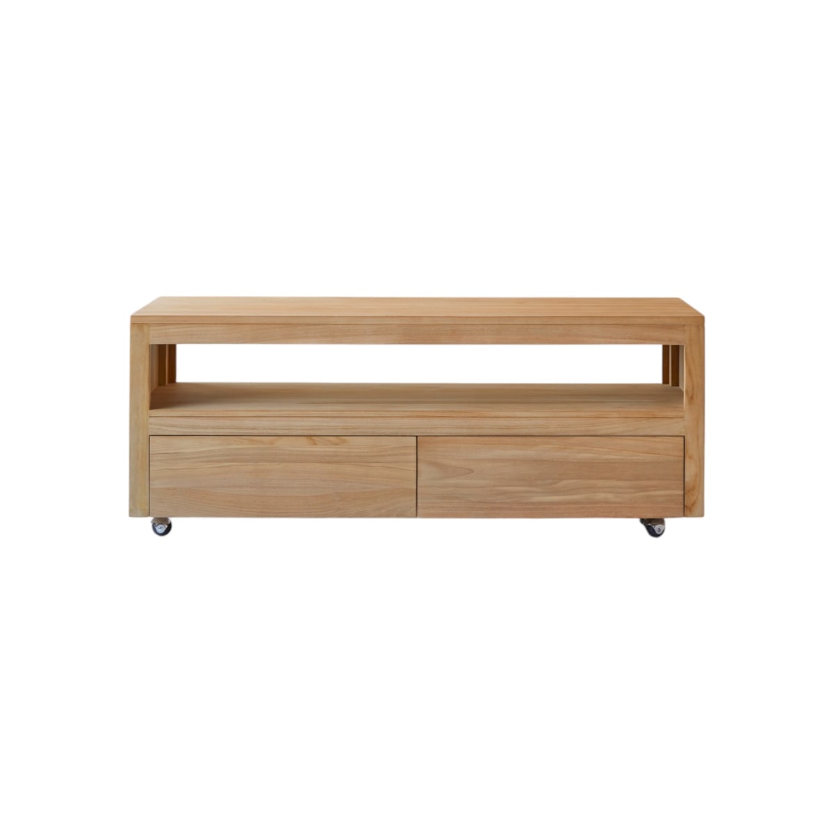 Tikamoon Tv-meubel van massief teakhout 140 cm - Naturel