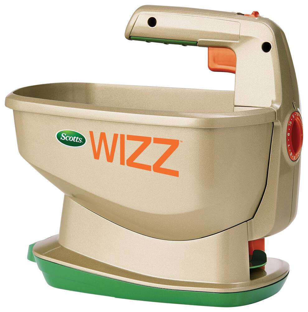 Scotts Wizz Hand-Held Spreader, Battery Operated, 2500 sq. ft.