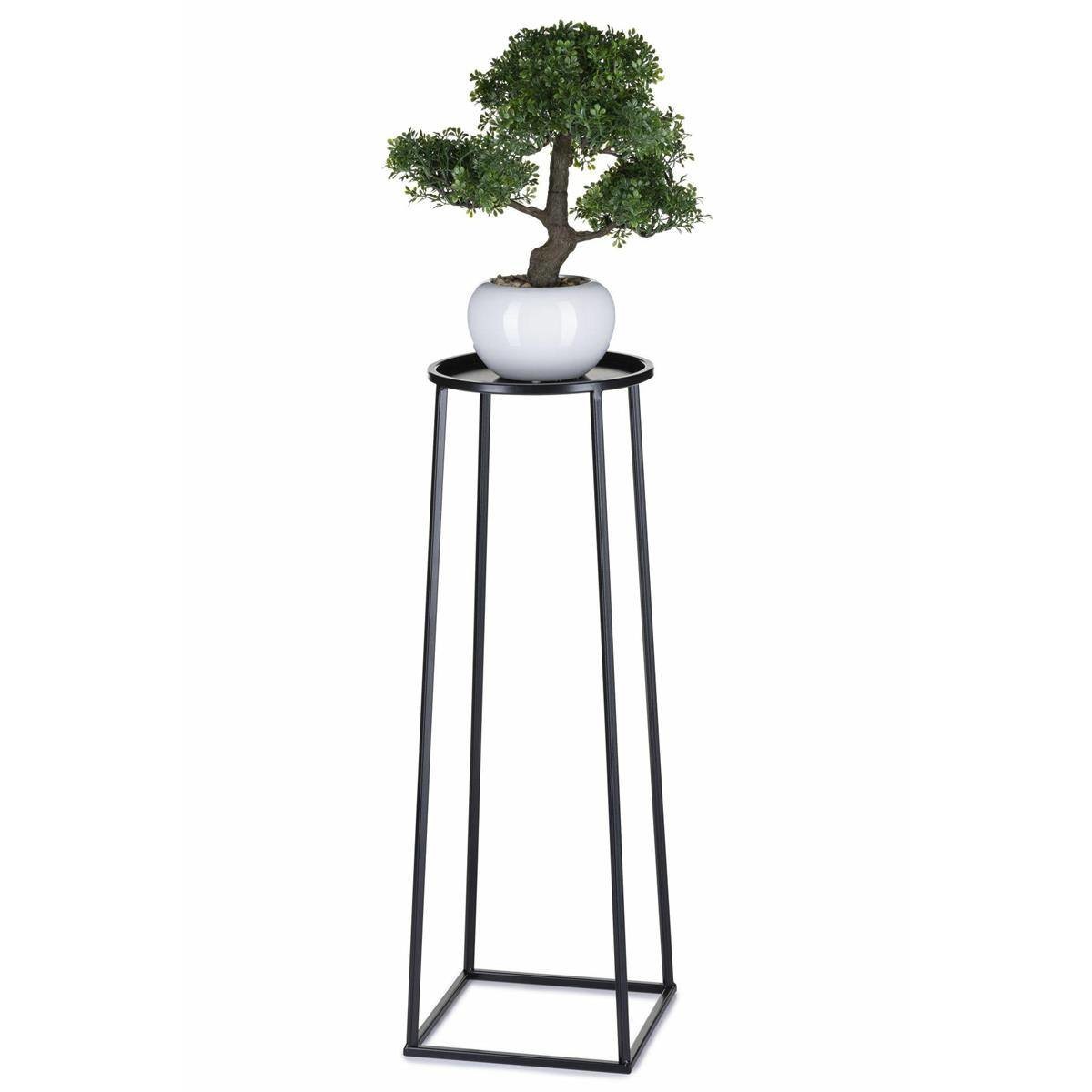Kwietnik industrialny czarny stojak 70 cm LOFT