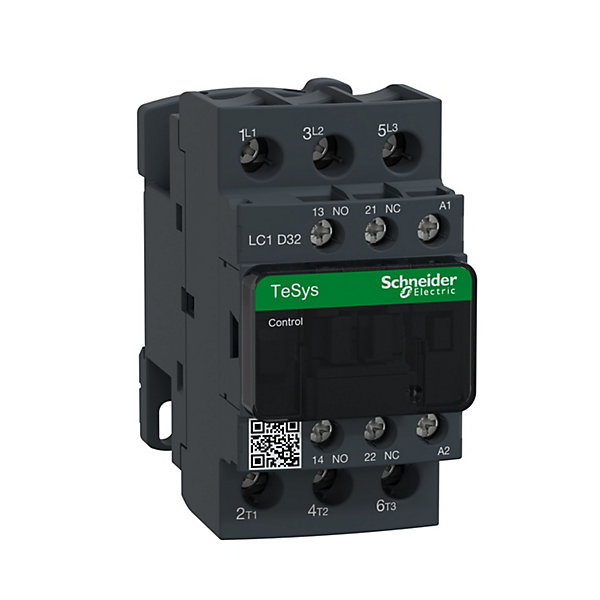 Lc1d32d7 Schneider - Contacteur Tripolaire - 3no - 32a - Bobine 42vca - Vis