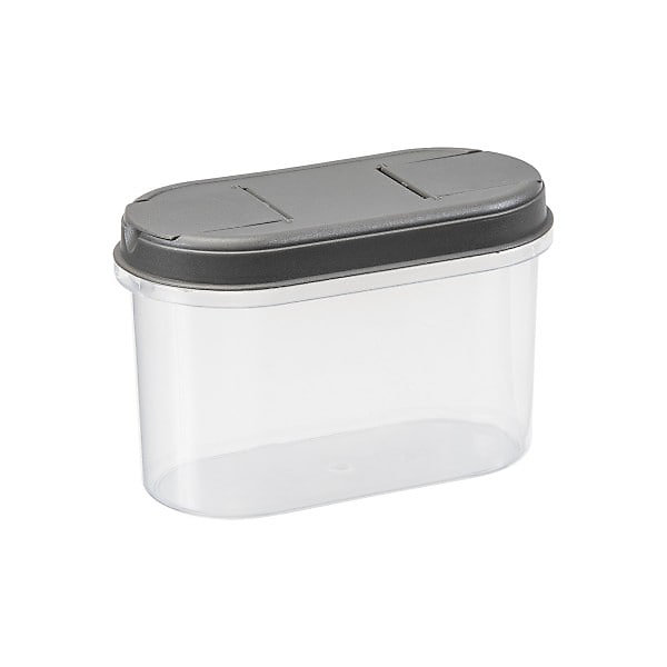 Boite verseuse pour farine sucre lait en poudre 1,1 litre - Gris