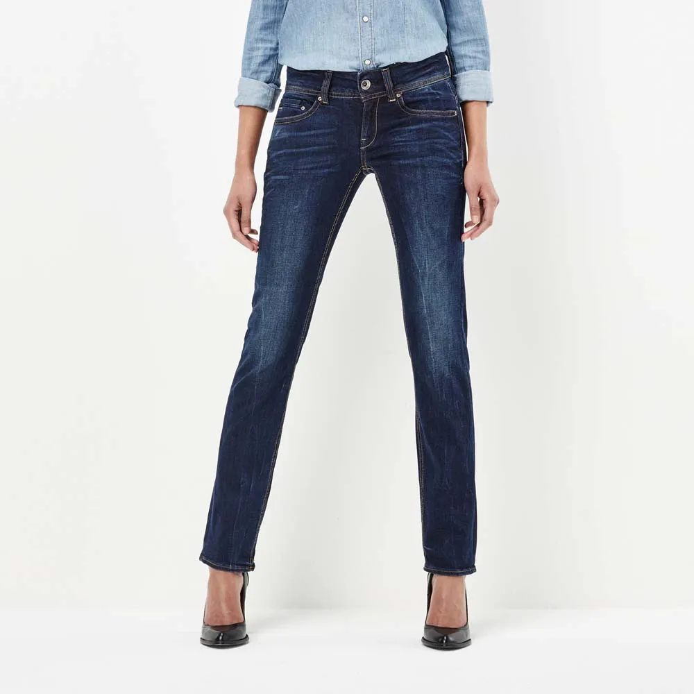 G-Star Midge Saddle Mid Waist Straight jeans