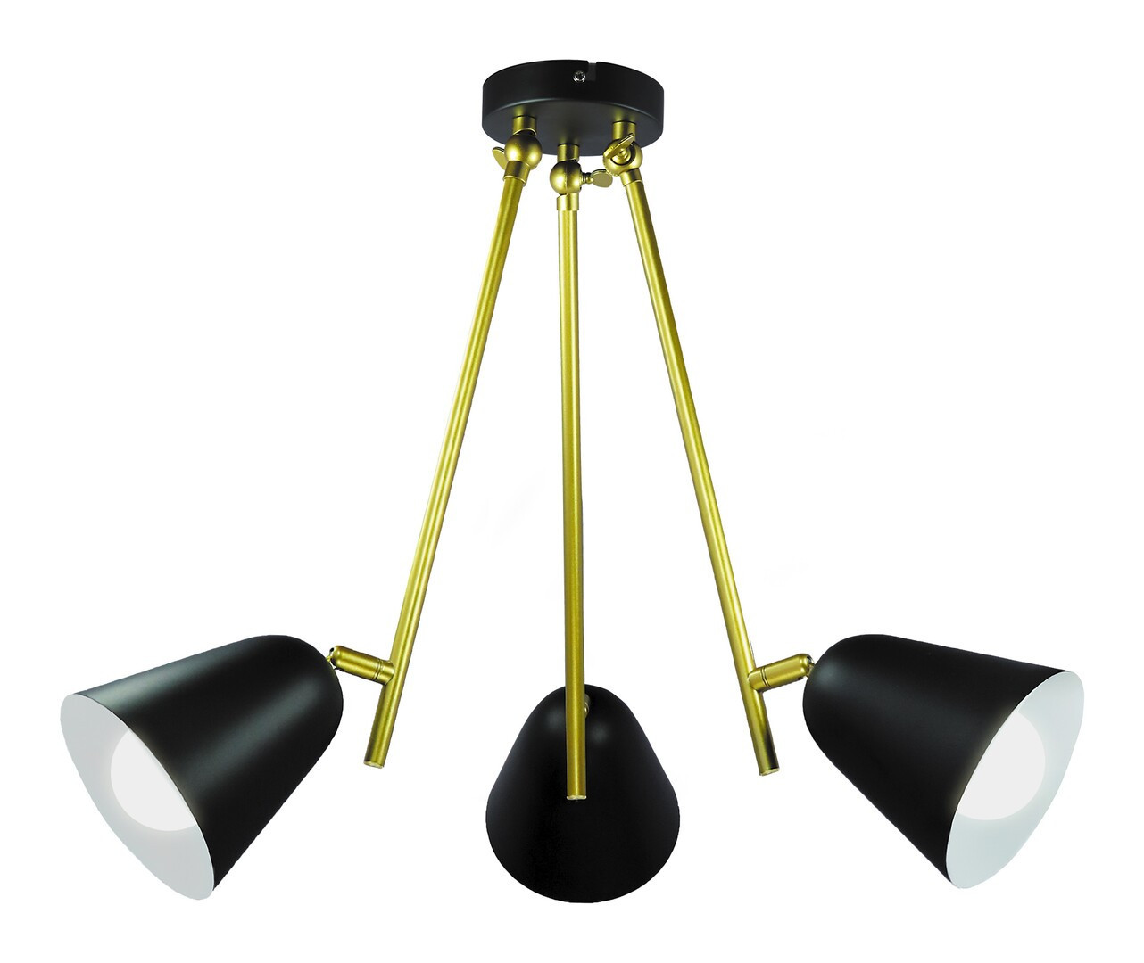 Lampa wisząca czarna Alder 3xE14x15W wym: 48,2x49,3x49,3 cm Rabalux