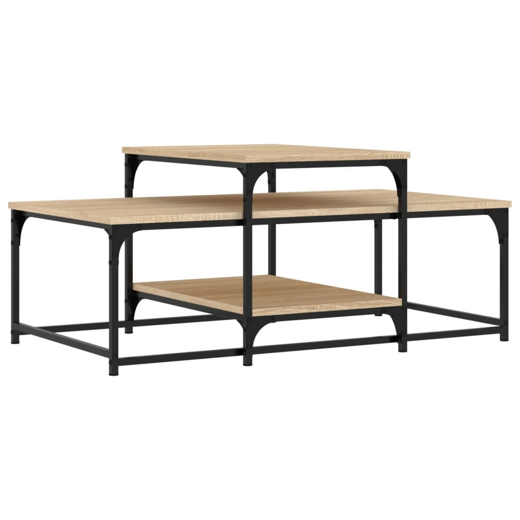 Stolik Kawowy Ława Stół Brązowy 102x60x45 Do Salonu Do Pokoju
