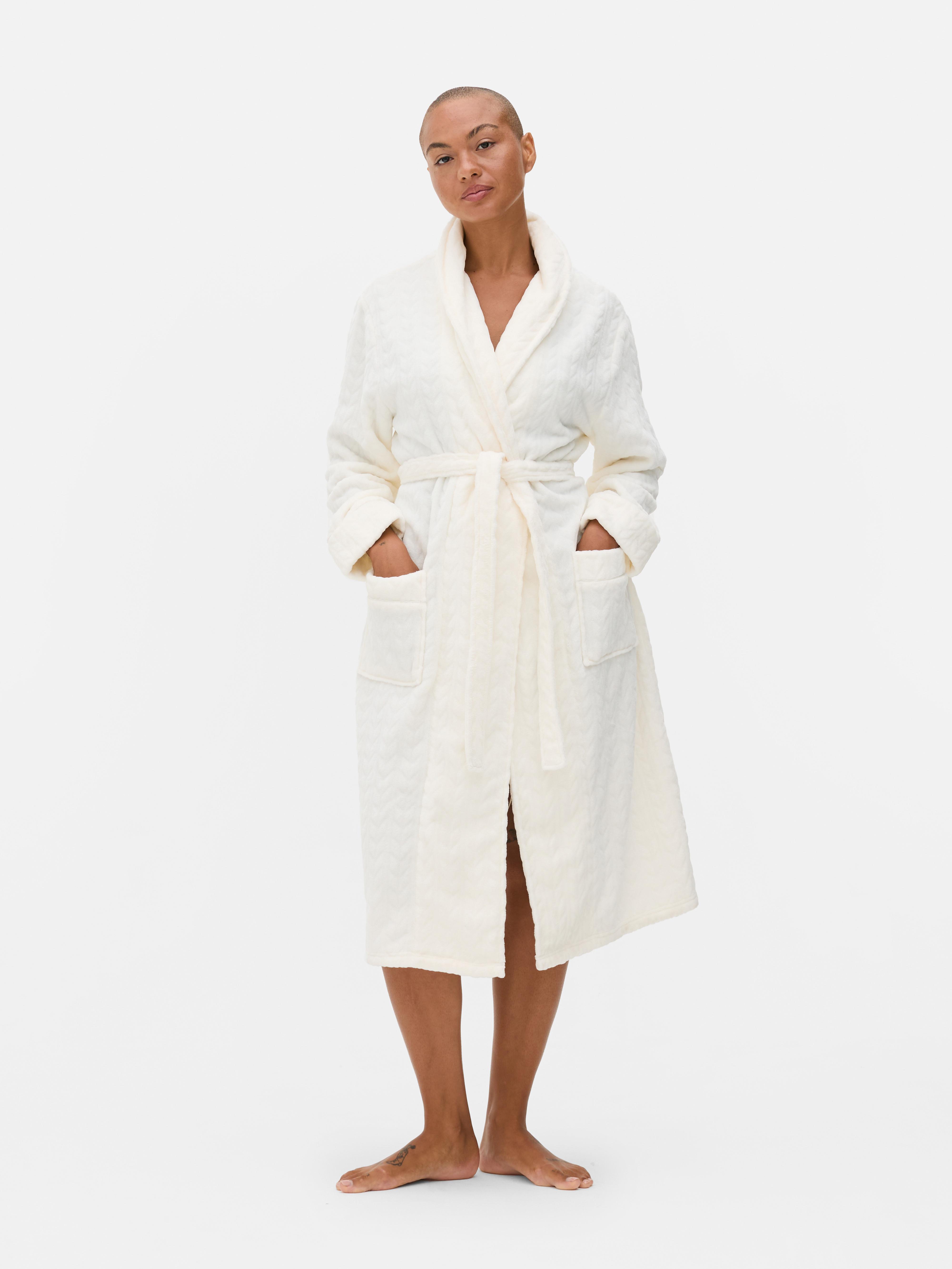 Cozy Midi Tie Dressing Gown