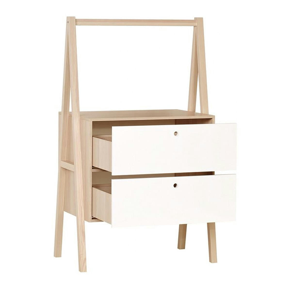 SPOT - Commode 2 tiroirs blanc