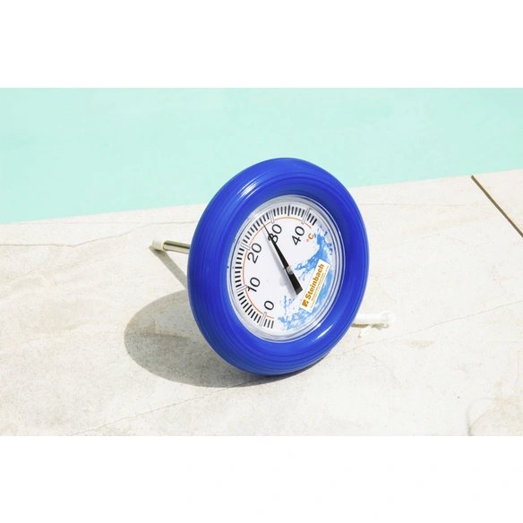 Thermometer, Kunststoff, Blau