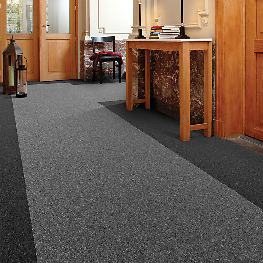Dalle moquette bouclée - Anthracite - Paquet de 5 m²