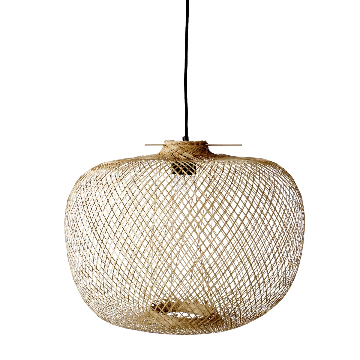 Bloomingville - Bambus Pendelleuchte, Ø 42 x H 30 cm
