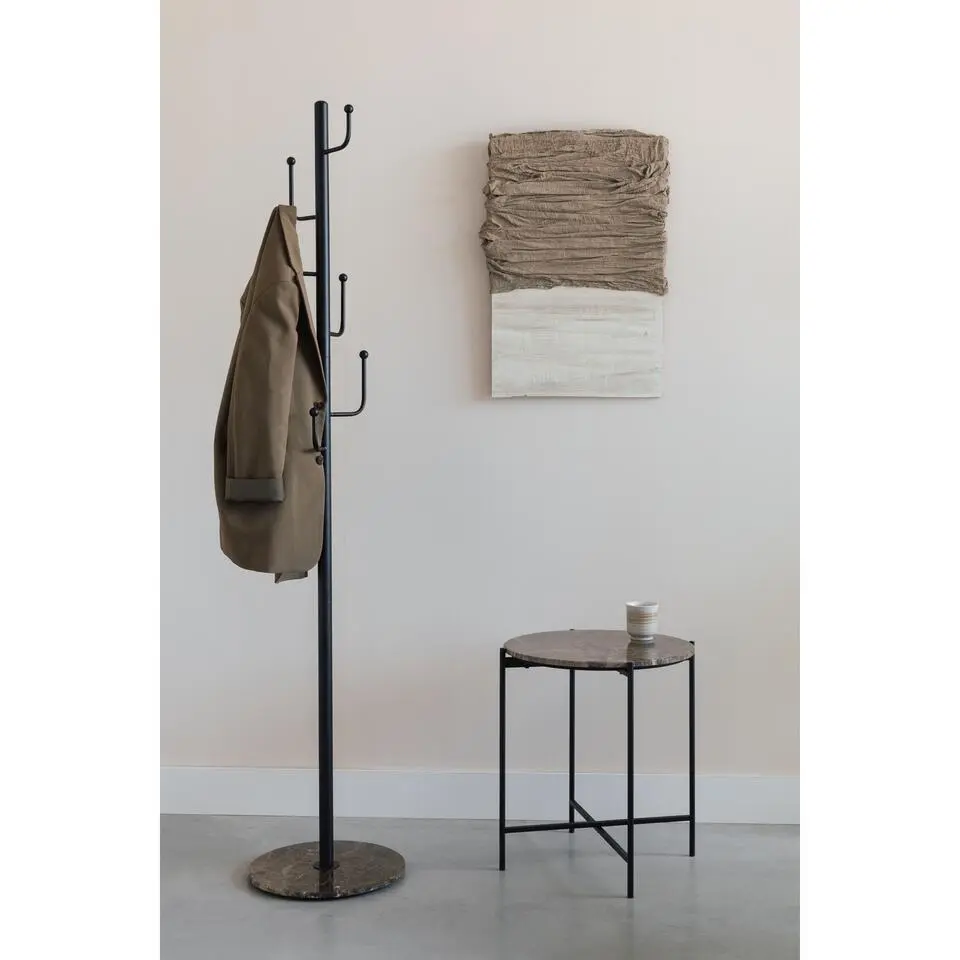 Housecraft Living Baz staande kapstok met voet van marmer Beige