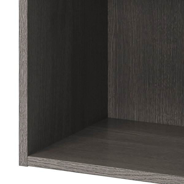 Caisson haut de cuisine ouvert GoodHome Caraway Gris H. 36 cm x l. 60 cm