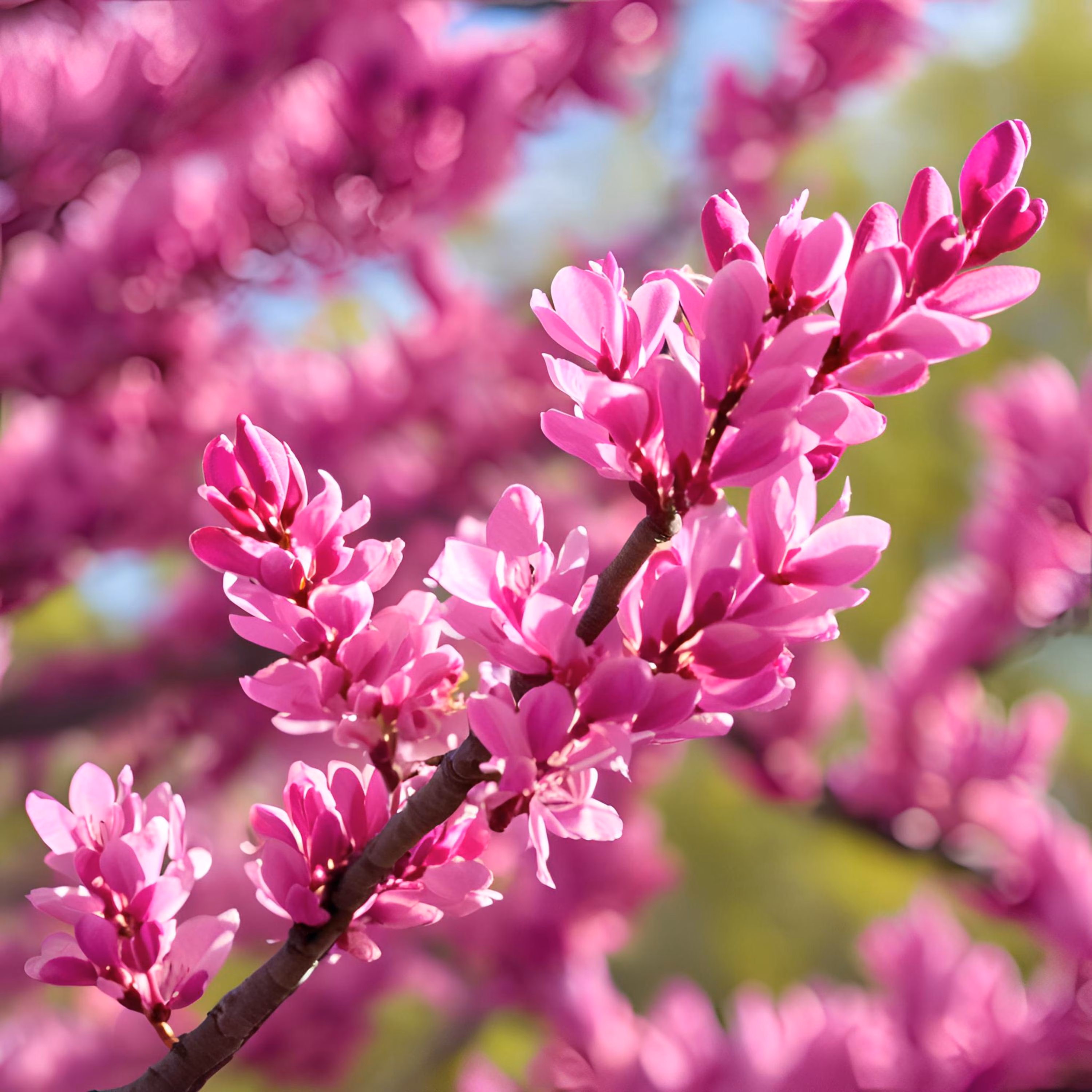 Buy 1 get 2 free, Eastern Redbud starter plant, 1-2 inches tall