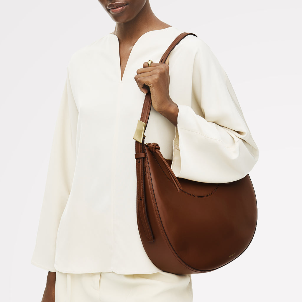 Bliss Crescent - Large Ziptop Shoulder Bag