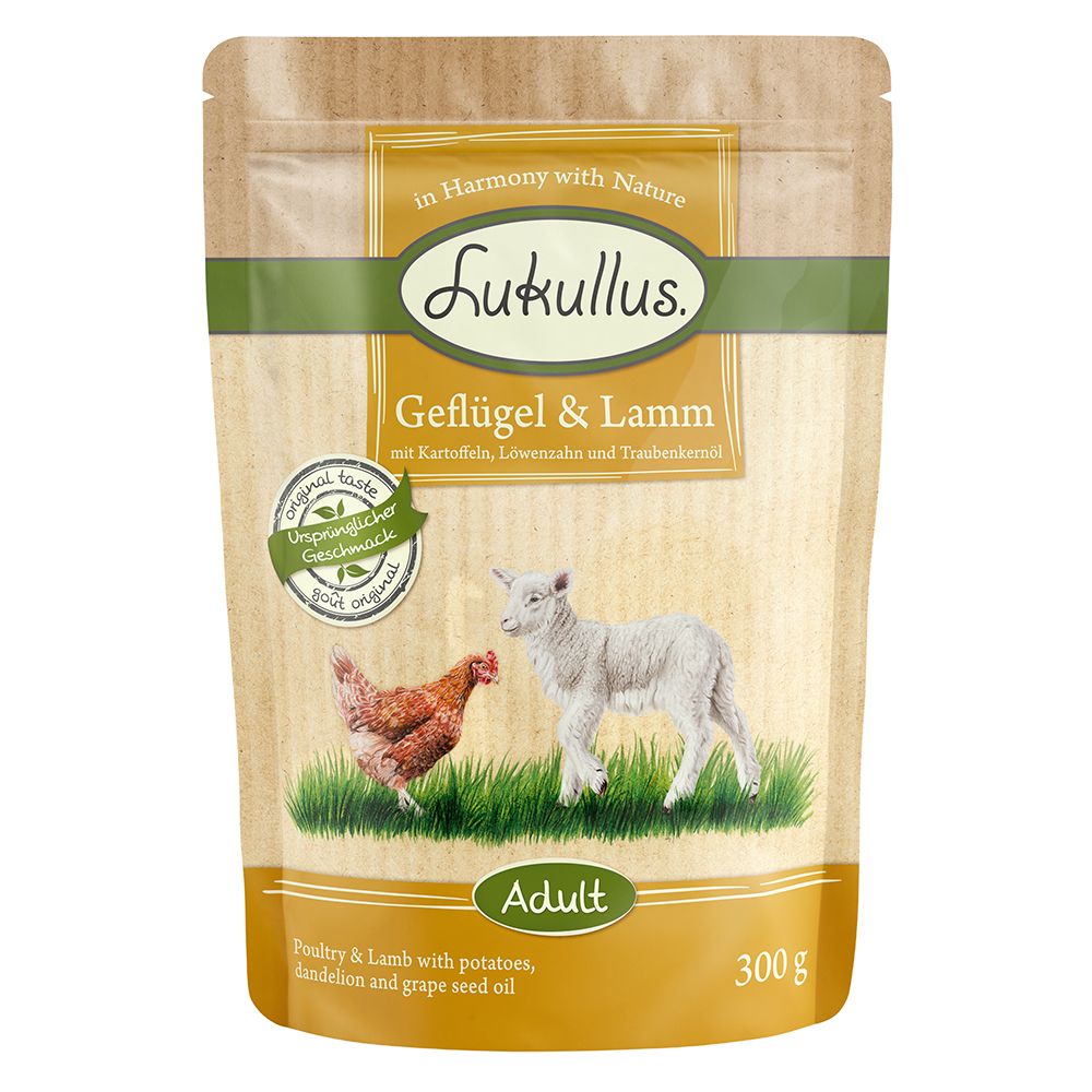 Lukullus Natural Grain-free Pouches 6 x 300g