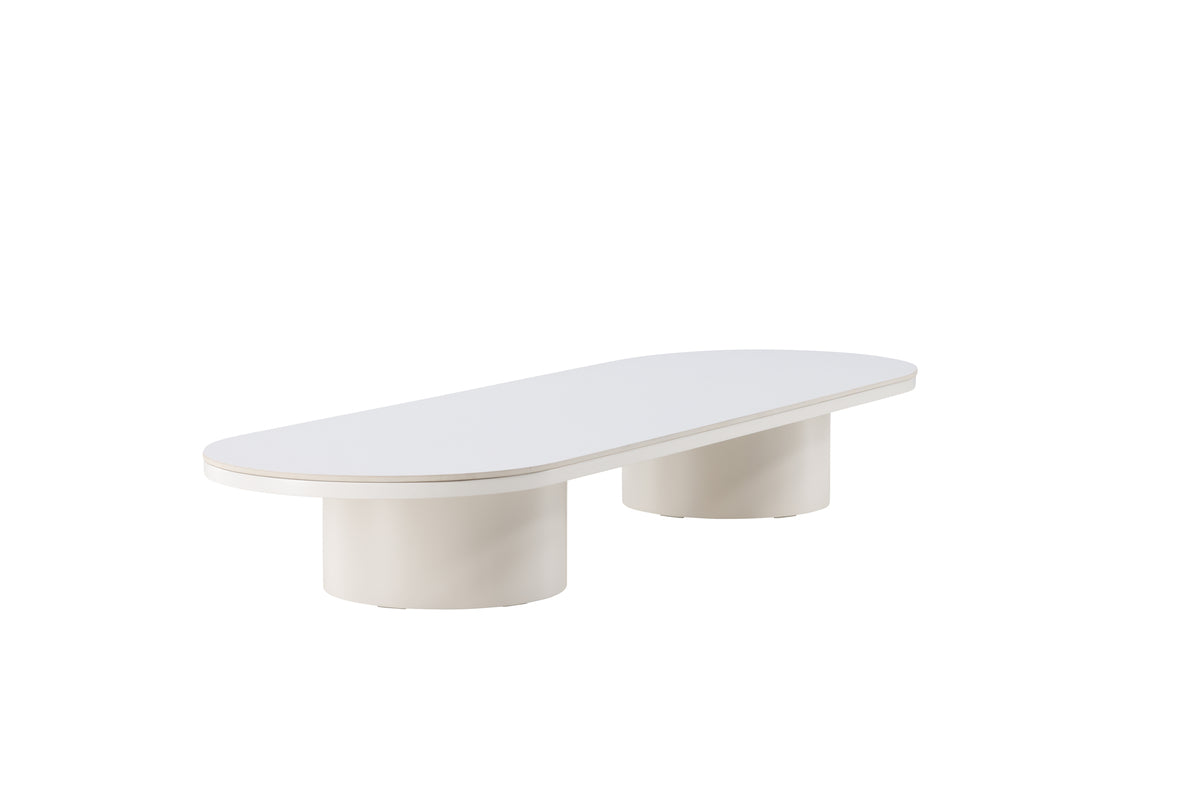 Rebellenclub Mahigan Salontafel - 190 x 60 cm - Creme