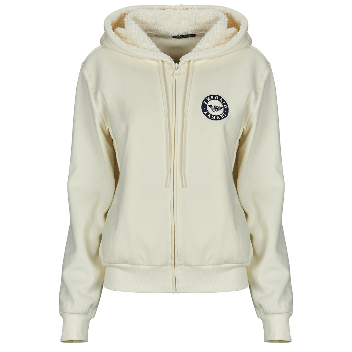Emporio Armani - HD FZ SWEATSHIRT - Cream