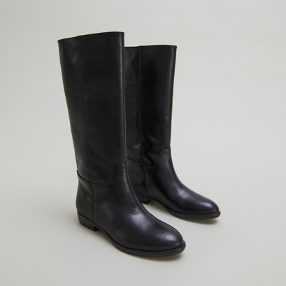 Bottes platesen cuir noir | 1137