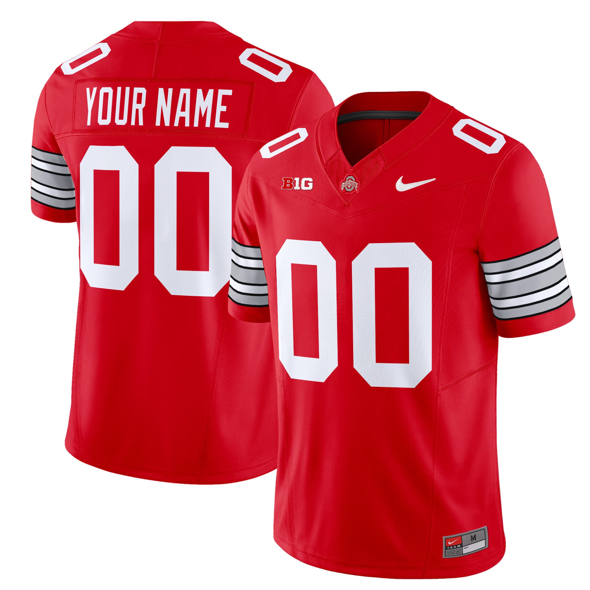 Ohio State Buckeyes Nike Custom Vapor Limited Jersey - Red