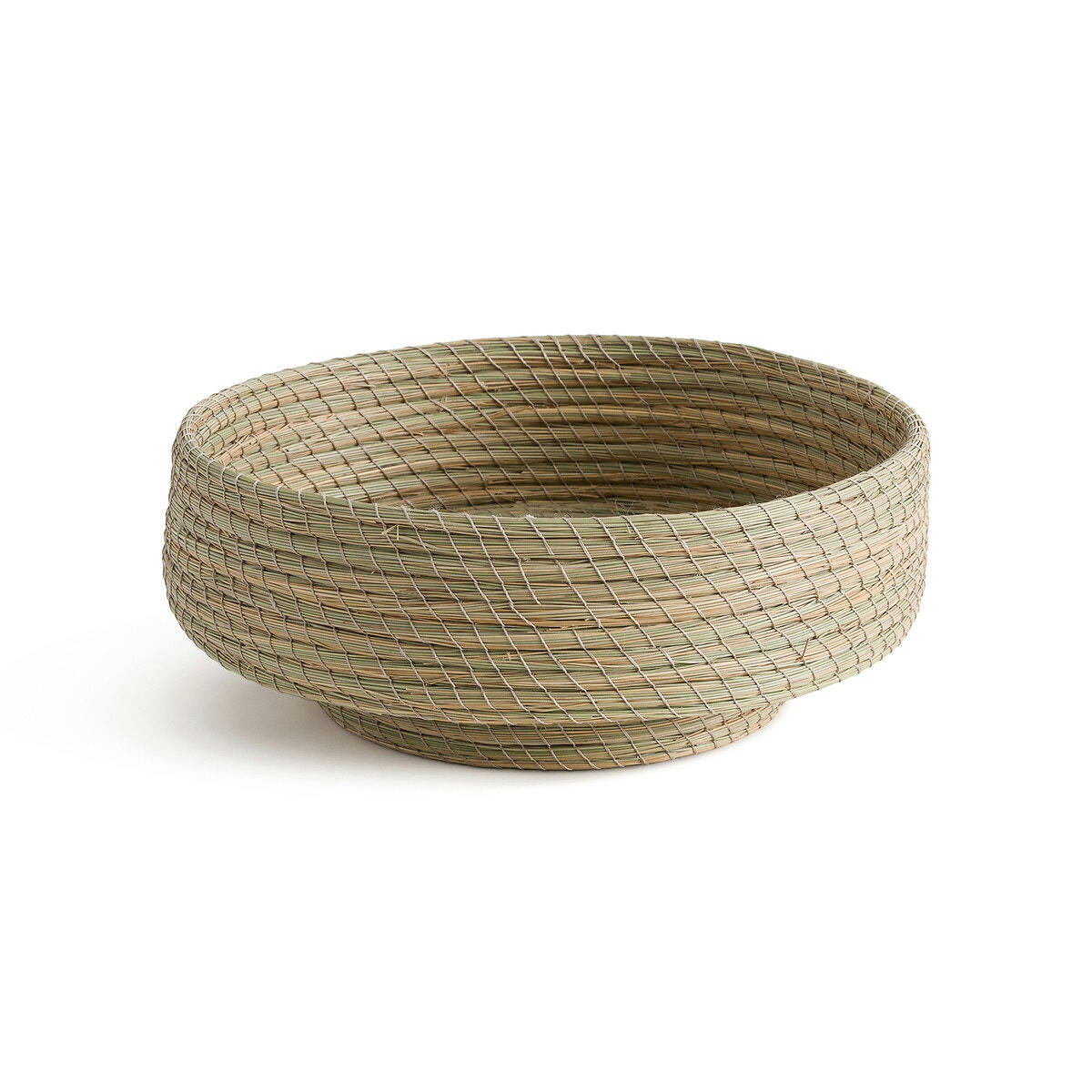 Corbeille à fruits fibre végétale tressée, Tortis