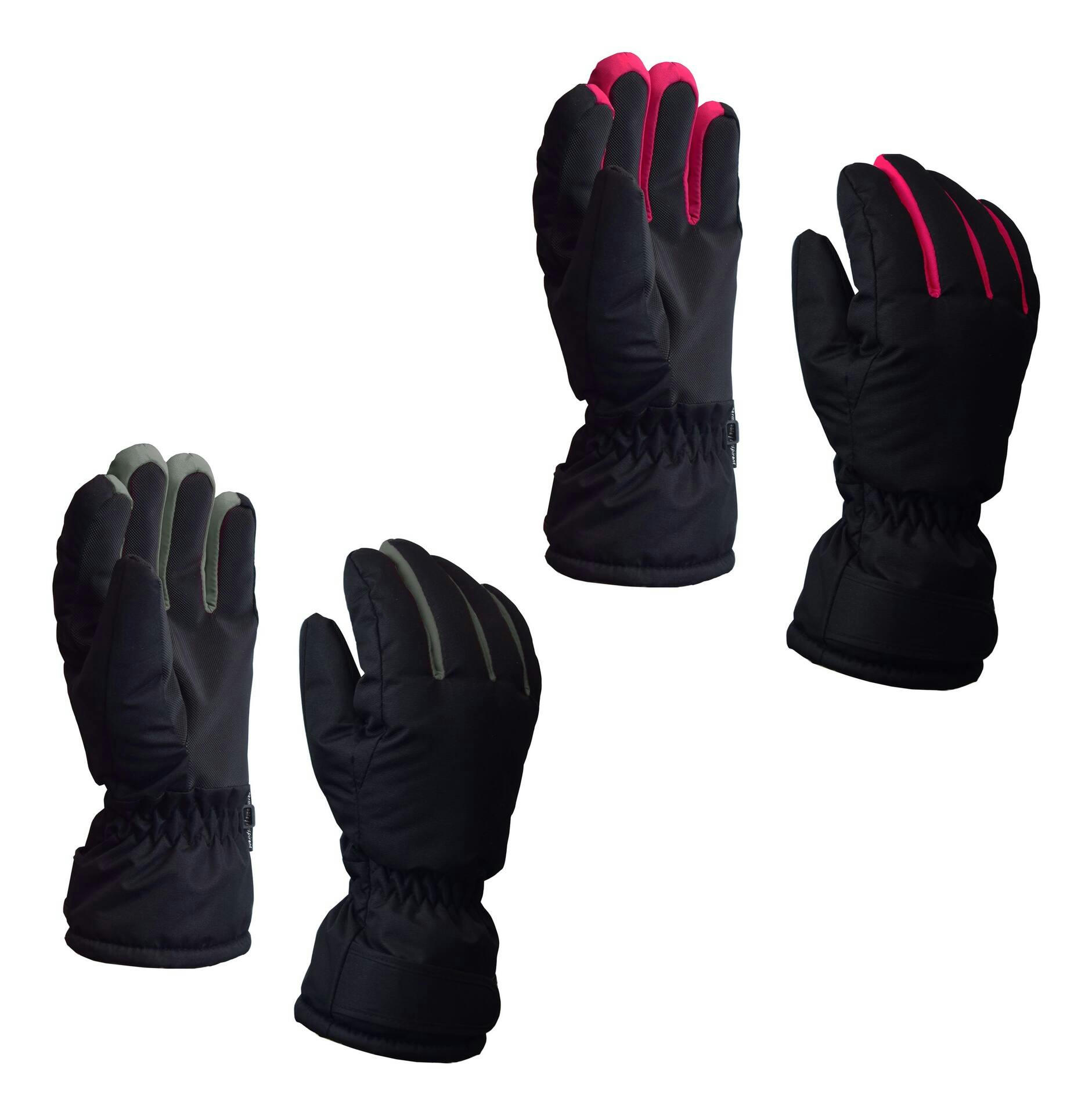 Outbound Women's Blake Thermal Insulated Winter Ski Snowboard Gloves Waterproof, Assorted