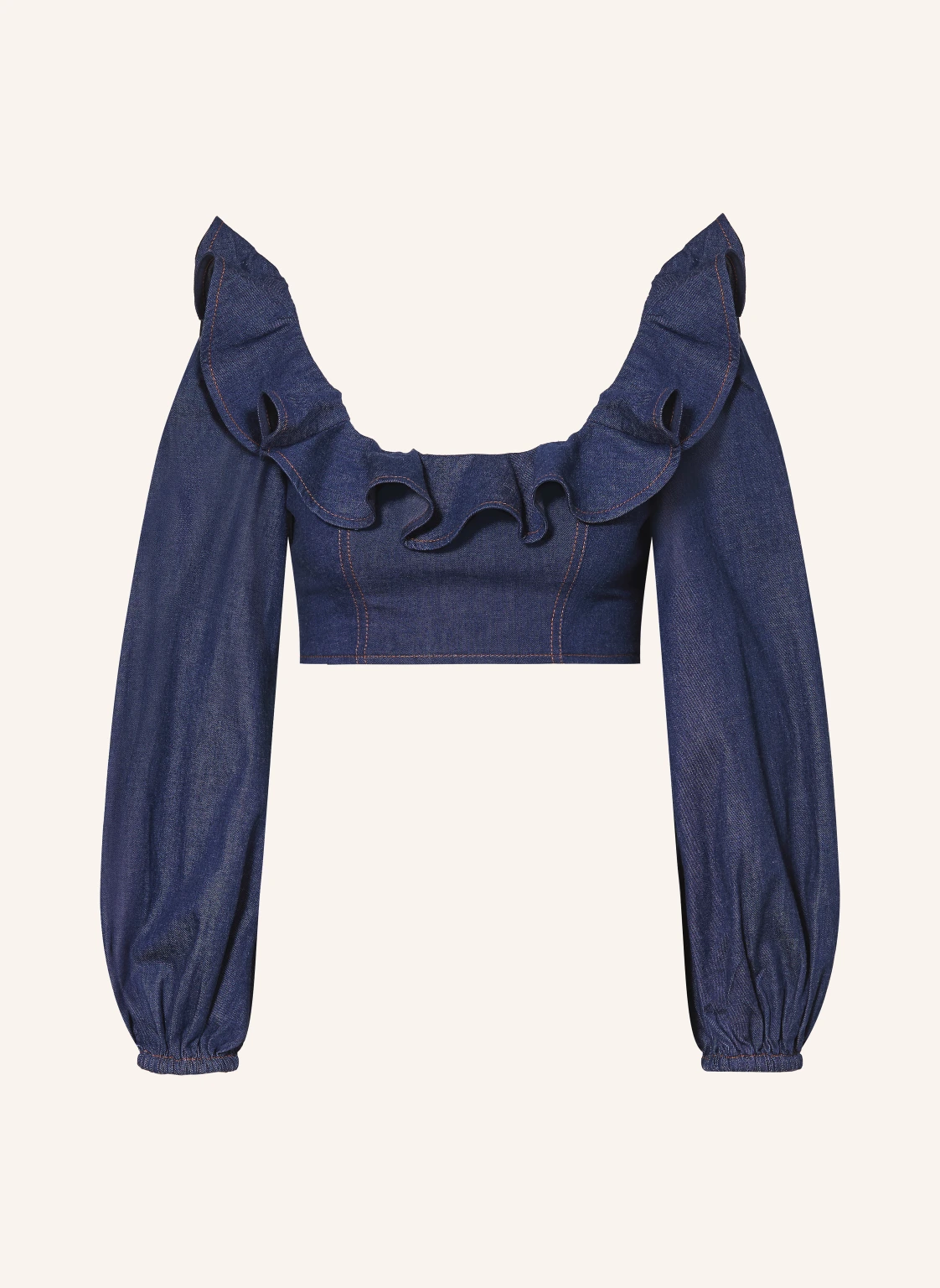 ZIMMERMANN Jeansbluse ASTER mit Volants
