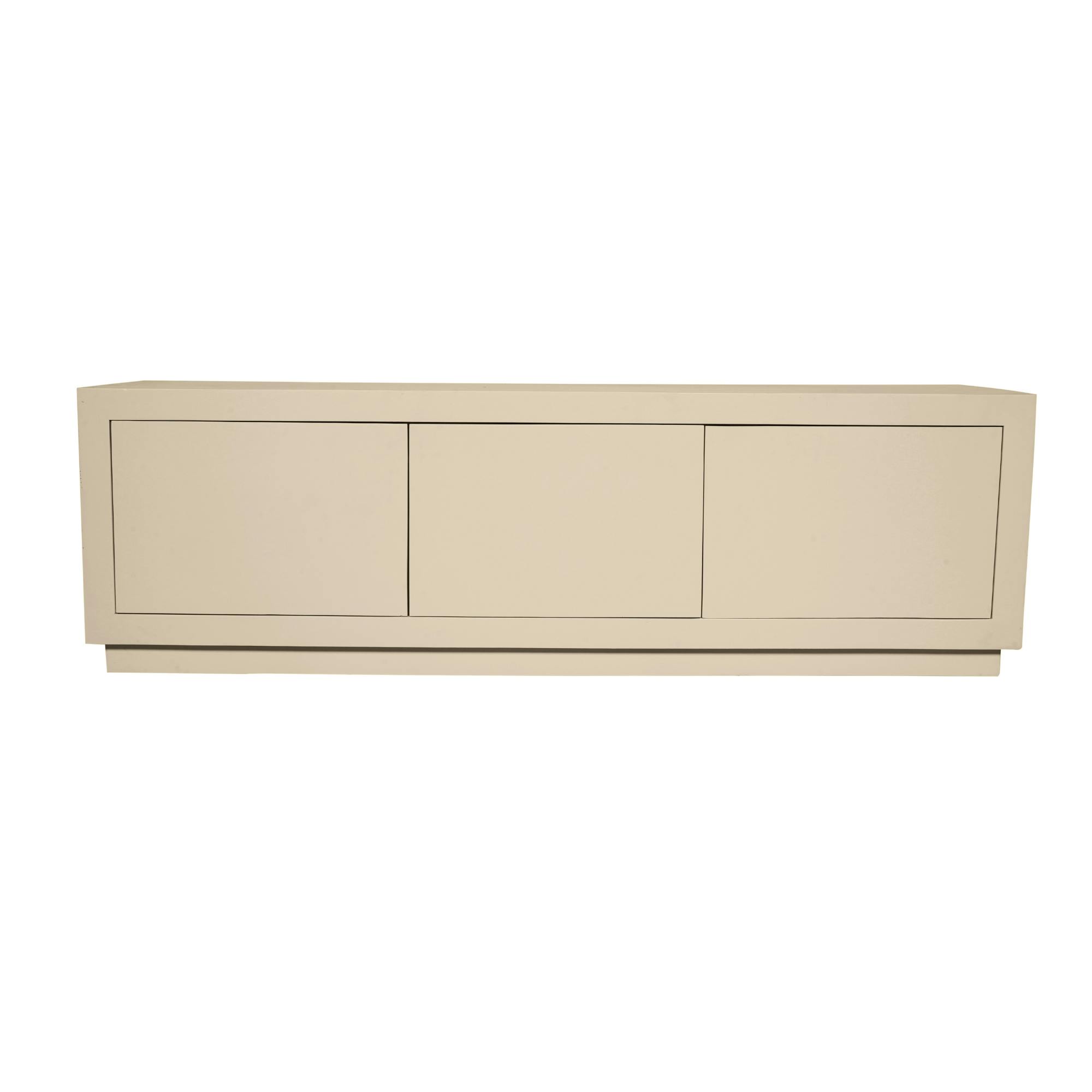 Meuble TV bois sable 3 portes MONTARO