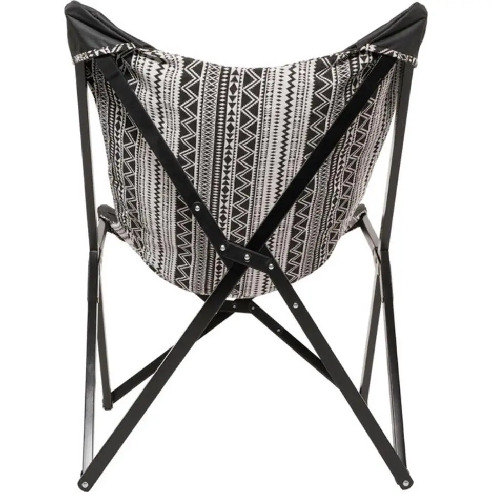 Les - Aztec vlinderstoel zwart/wit