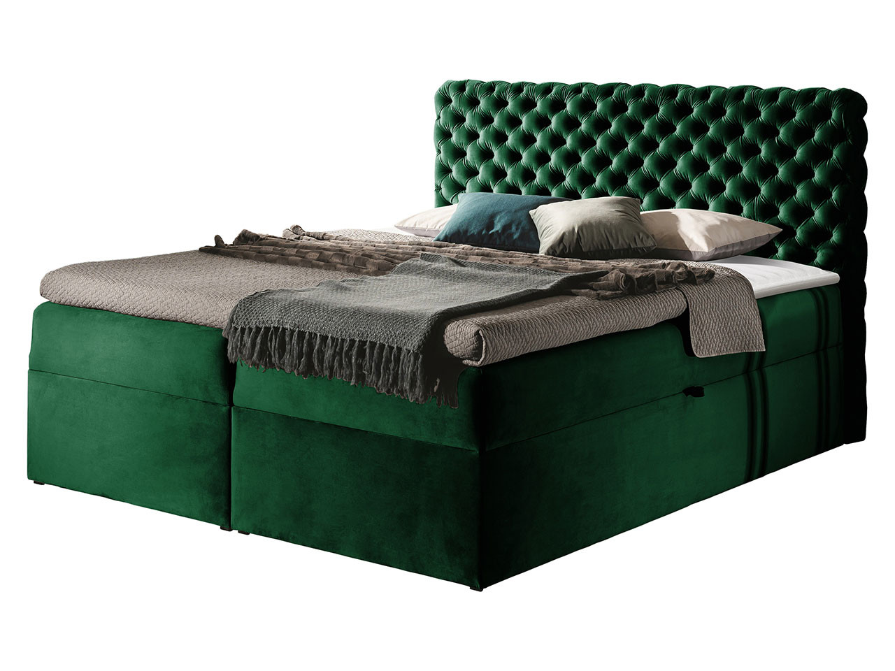 Łóżko kontynentalne Chesterfield 180x200