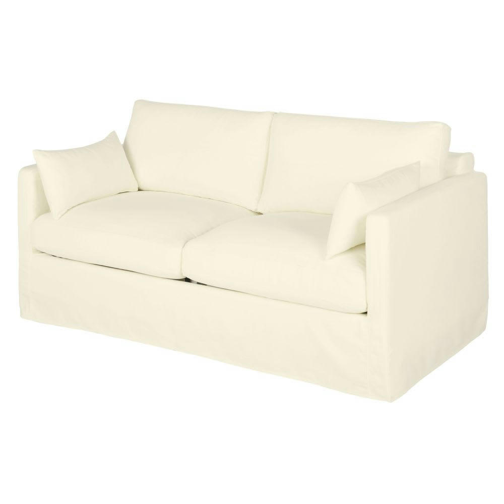 Julia - Canapé 2/3 places ivoire