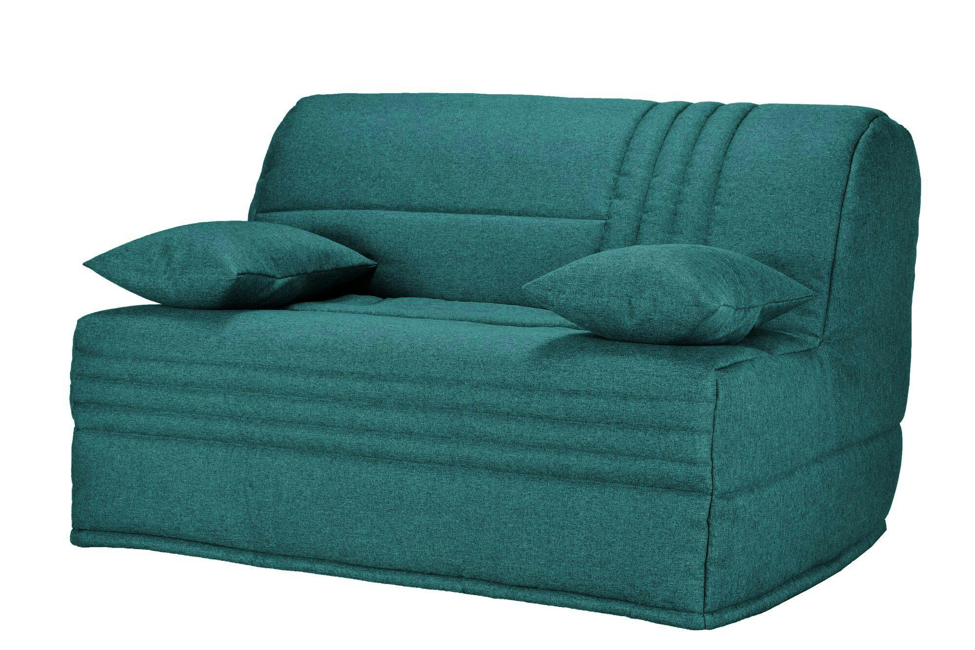 GENAY - Banquette BZ avec matelas de 15 cm bleu canard