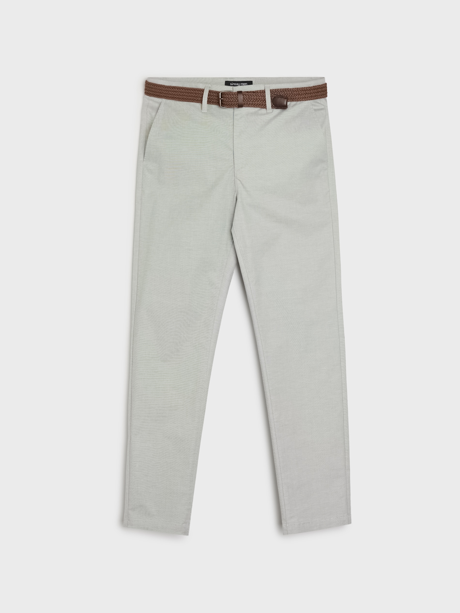 Spodnie chino slim z paskiem