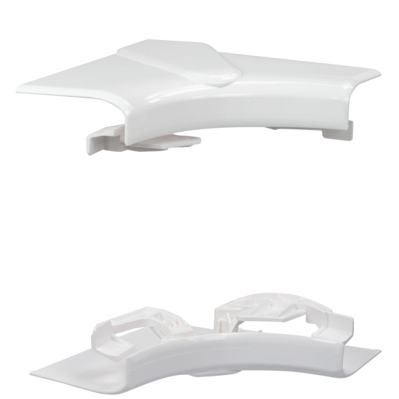 Angle intérieur DLP à clipser en plastique blanc 50 x 80 mm LEGRAND