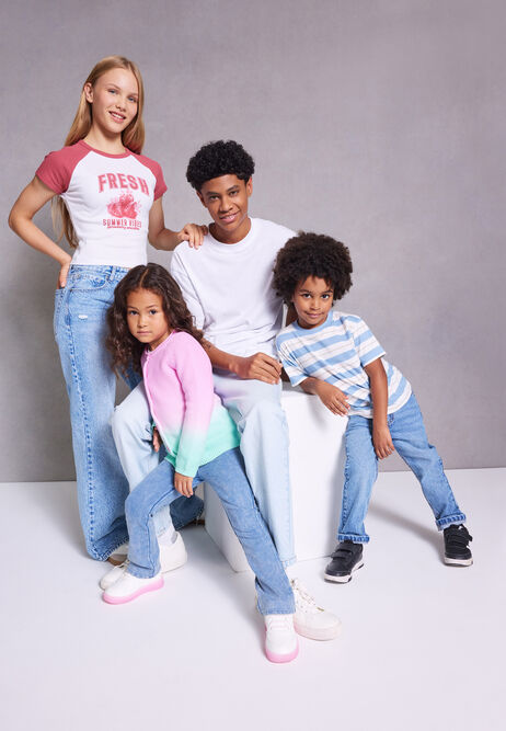 Older Boys Basic White Tee