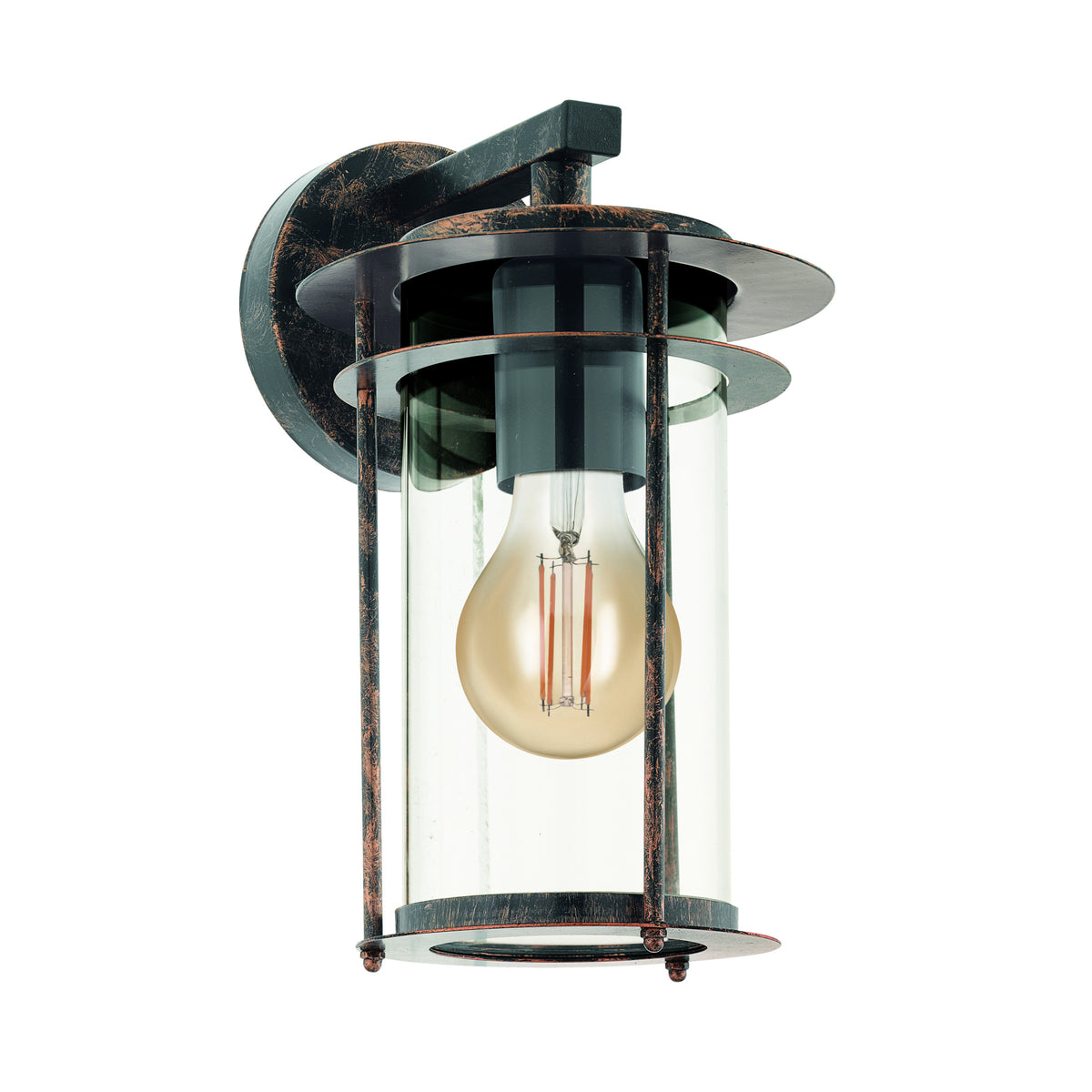 EGLO wandlamp buiten Valdeo - e27 - 27,5 cm - koper antiek