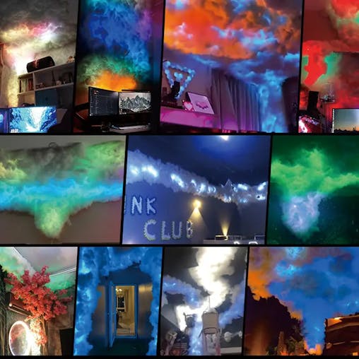 3D Thundercloud LED Light